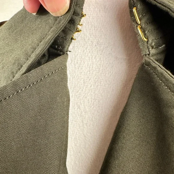 Altuzarra For‎ Target 20 Year Anniversary Jacket Trench Coat Belted Green XS - Picture 9 of 10